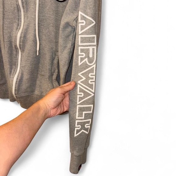 Airwalk Gray Zip-Up Hoodie - Picture 2 of 8
